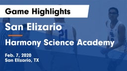 San Elizario  vs Harmony Science Academy Game Highlights - Feb. 7, 2020