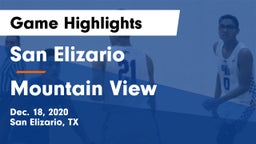 San Elizario  vs Mountain View  Game Highlights - Dec. 18, 2020