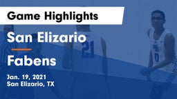 San Elizario  vs Fabens  Game Highlights - Jan. 19, 2021
