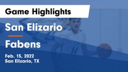 San Elizario  vs Fabens  Game Highlights - Feb. 15, 2022