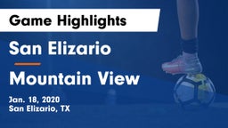 San Elizario  vs Mountain View  Game Highlights - Jan. 18, 2020