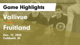 Vallivue  vs Fruitland  Game Highlights - Dec. 12, 2020