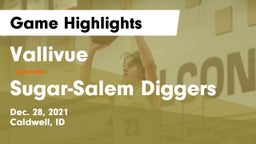 Vallivue  vs Sugar-Salem Diggers Game Highlights - Dec. 28, 2021