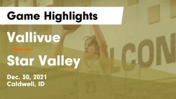 Vallivue  vs Star Valley Game Highlights - Dec. 30, 2021
