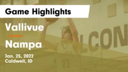 Vallivue  vs Nampa  Game Highlights - Jan. 25, 2022