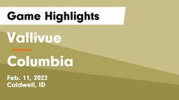 Vallivue  vs Columbia  Game Highlights - Feb. 11, 2022