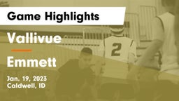 Vallivue  vs Emmett  Game Highlights - Jan. 19, 2023