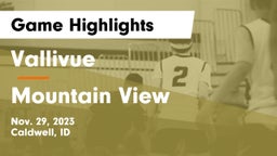 Vallivue  vs Mountain View  Game Highlights - Nov. 29, 2023