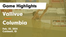 Vallivue  vs Columbia  Game Highlights - Feb. 23, 2024