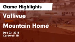 Vallivue  vs Mountain Home  Game Highlights - Dec 02, 2016