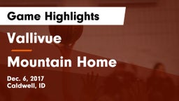 Vallivue  vs Mountain Home  Game Highlights - Dec. 6, 2017