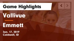 Vallivue  vs Emmett  Game Highlights - Jan. 17, 2019