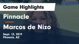Pinnacle  vs Marcos de Nizo Game Highlights - Sept. 13, 2019