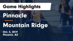 Pinnacle  vs Mountain Ridge  Game Highlights - Oct. 3, 2019