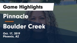 Pinnacle  vs Boulder Creek  Game Highlights - Oct. 17, 2019