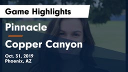 Pinnacle  vs Copper Canyon  Game Highlights - Oct. 31, 2019