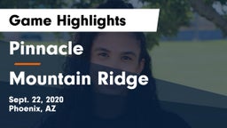 Pinnacle  vs Mountain Ridge  Game Highlights - Sept. 22, 2020