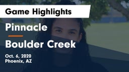 Pinnacle  vs Boulder Creek  Game Highlights - Oct. 6, 2020