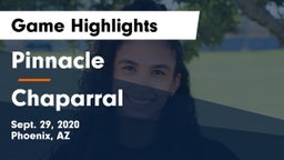 Pinnacle  vs Chaparral  Game Highlights - Sept. 29, 2020