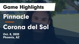 Pinnacle  vs Corona del Sol  Game Highlights - Oct. 8, 2020