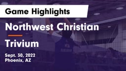 Northwest Christian  vs Trivium  Game Highlights - Sept. 30, 2022