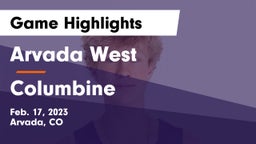 Arvada West  vs Columbine  Game Highlights - Feb. 17, 2023