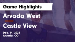 Arvada West  vs Castle View  Game Highlights - Dec. 14, 2023