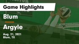 Blum  vs Argyle  Game Highlights - Aug. 21, 2021