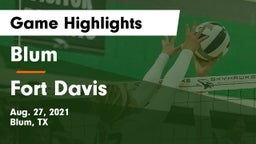 Blum  vs Fort Davis  Game Highlights - Aug. 27, 2021