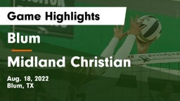 Blum  vs Midland Christian  Game Highlights - Aug. 18, 2022
