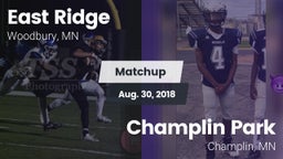 Matchup: East Ridge High vs. Champlin Park  2018