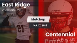 Matchup: East Ridge High vs. Centennial  2018