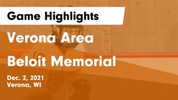 Verona Area  vs Beloit Memorial  Game Highlights - Dec. 2, 2021