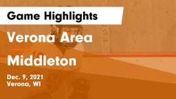 Verona Area  vs Middleton  Game Highlights - Dec. 9, 2021