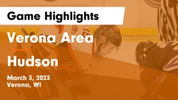 Verona Area  vs Hudson  Game Highlights - March 3, 2023