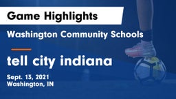 Washington Community Schools vs tell city indiana Game Highlights - Sept. 13, 2021
