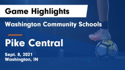 Washington Community Schools vs Pike Central  Game Highlights - Sept. 8, 2021