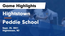 Hightstown  vs Peddie School Game Highlights - Sept. 25, 2021