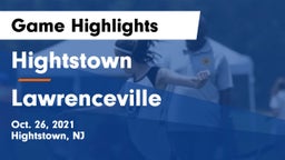 Hightstown  vs Lawrenceville Game Highlights - Oct. 26, 2021