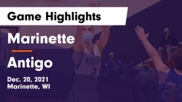 Marinette  vs Antigo  Game Highlights - Dec. 20, 2021