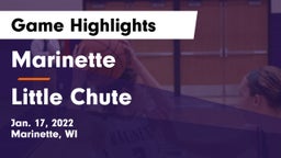 Marinette  vs Little Chute  Game Highlights - Jan. 17, 2022
