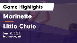 Marinette  vs Little Chute  Game Highlights - Jan. 13, 2023