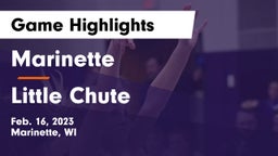 Marinette  vs Little Chute  Game Highlights - Feb. 16, 2023