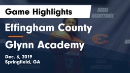 Effingham County  vs Glynn Academy  Game Highlights - Dec. 6, 2019