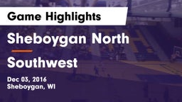 Sheboygan North  vs Southwest  Game Highlights - Dec 03, 2016