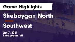 Sheboygan North  vs Southwest  Game Highlights - Jan 7, 2017