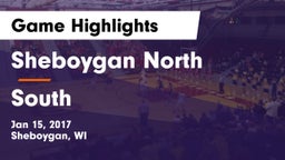 Sheboygan North  vs South  Game Highlights - Jan 15, 2017