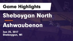 Sheboygan North  vs Ashwaubenon  Game Highlights - Jan 25, 2017