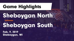 Sheboygan North  vs Sheboygan South  Game Highlights - Feb. 9, 2019