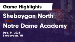 Sheboygan North  vs Notre Dame Academy Game Highlights - Dec. 14, 2021